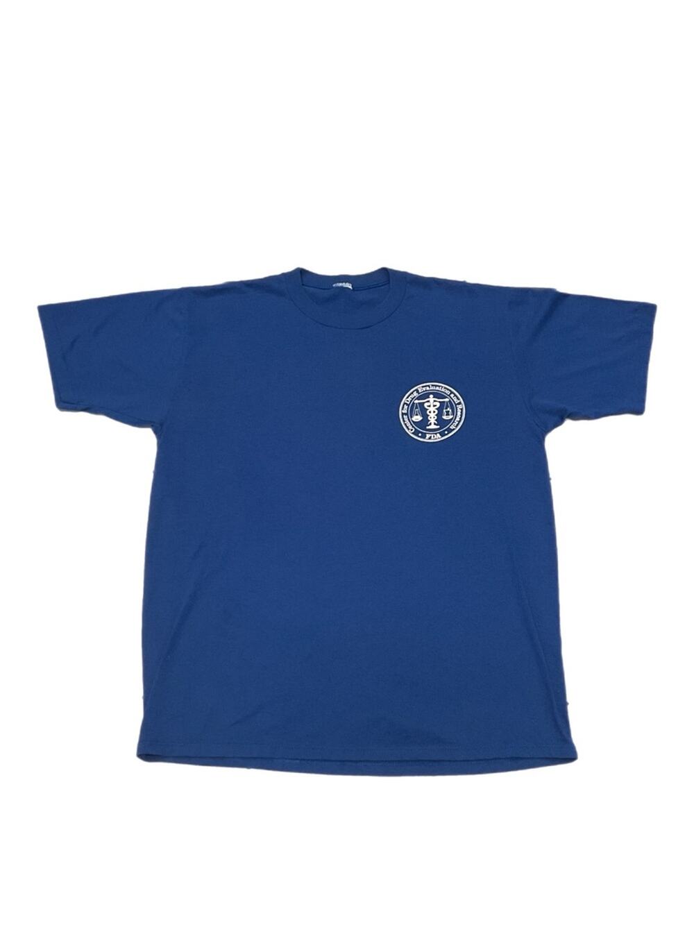 FDA Center for Drug Evaluation and Research Blue Graphic T-Shirt
